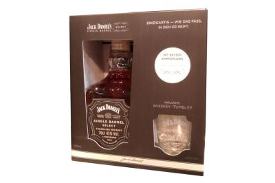 Jack Daniel's Single Barrel Tennessee Whiskey 45% vol Geschenkset (0,7l)