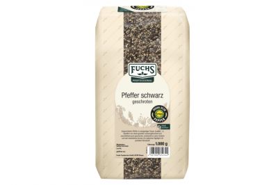 Fuchs Pfeffer schwarz geschrotet (1000g)