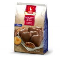 Weiss Lebkuchenherzen Vollmilch mit Aprikosefllung Tte (150g)